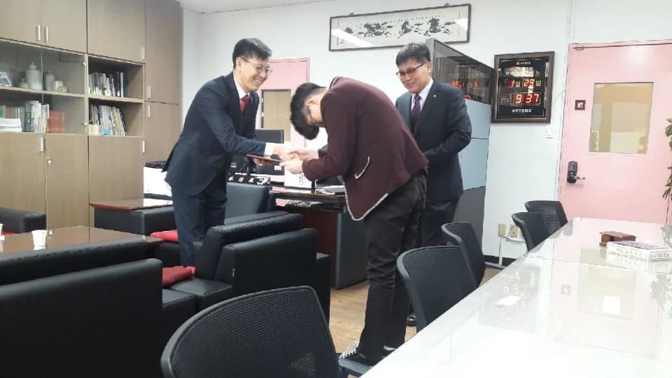 장학금 전달 - 여주고등학교, 2019년 기록 1